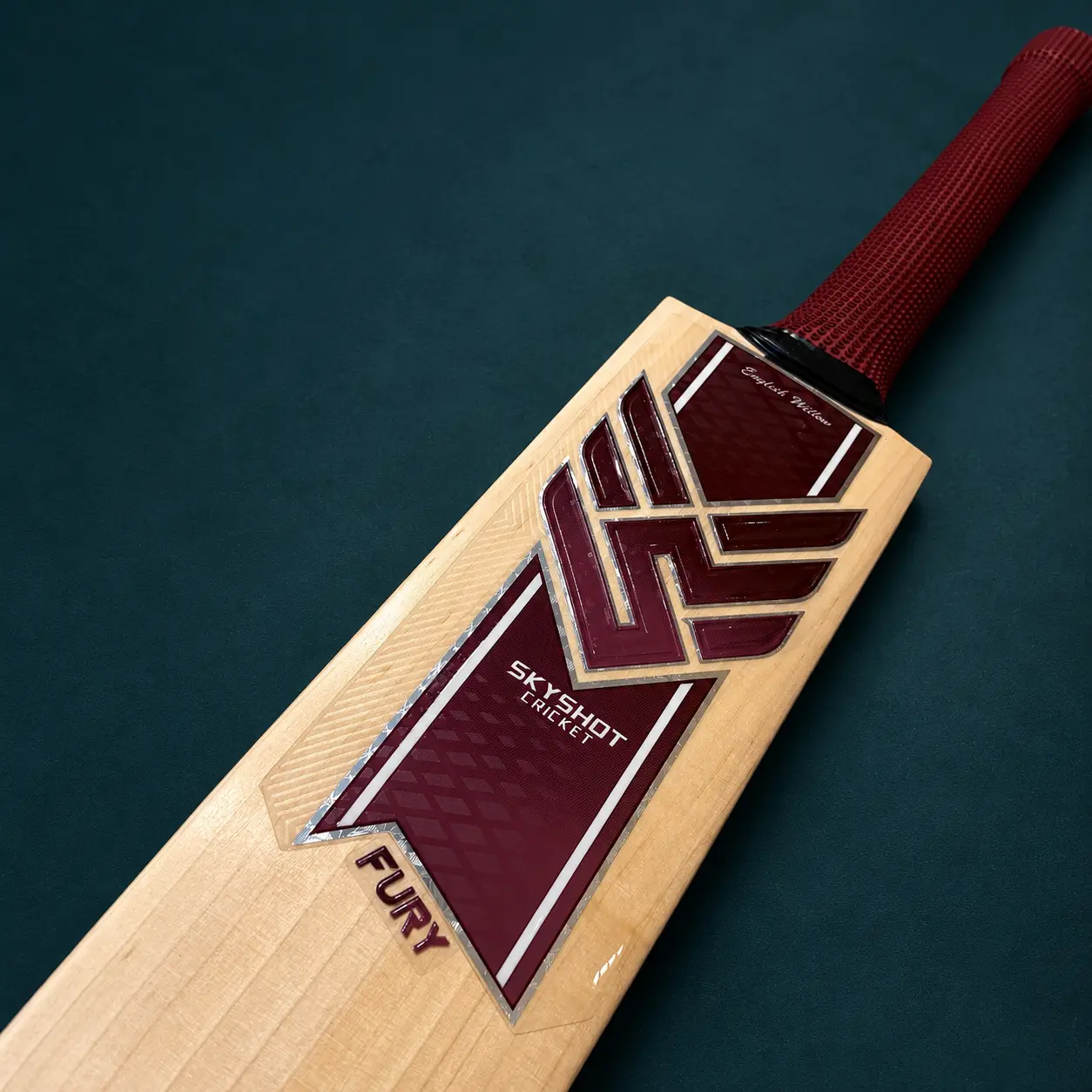 Skyshot Fury Cricket Bat | Grade 2 English Willow | Thick Profile & Supreme Balance
