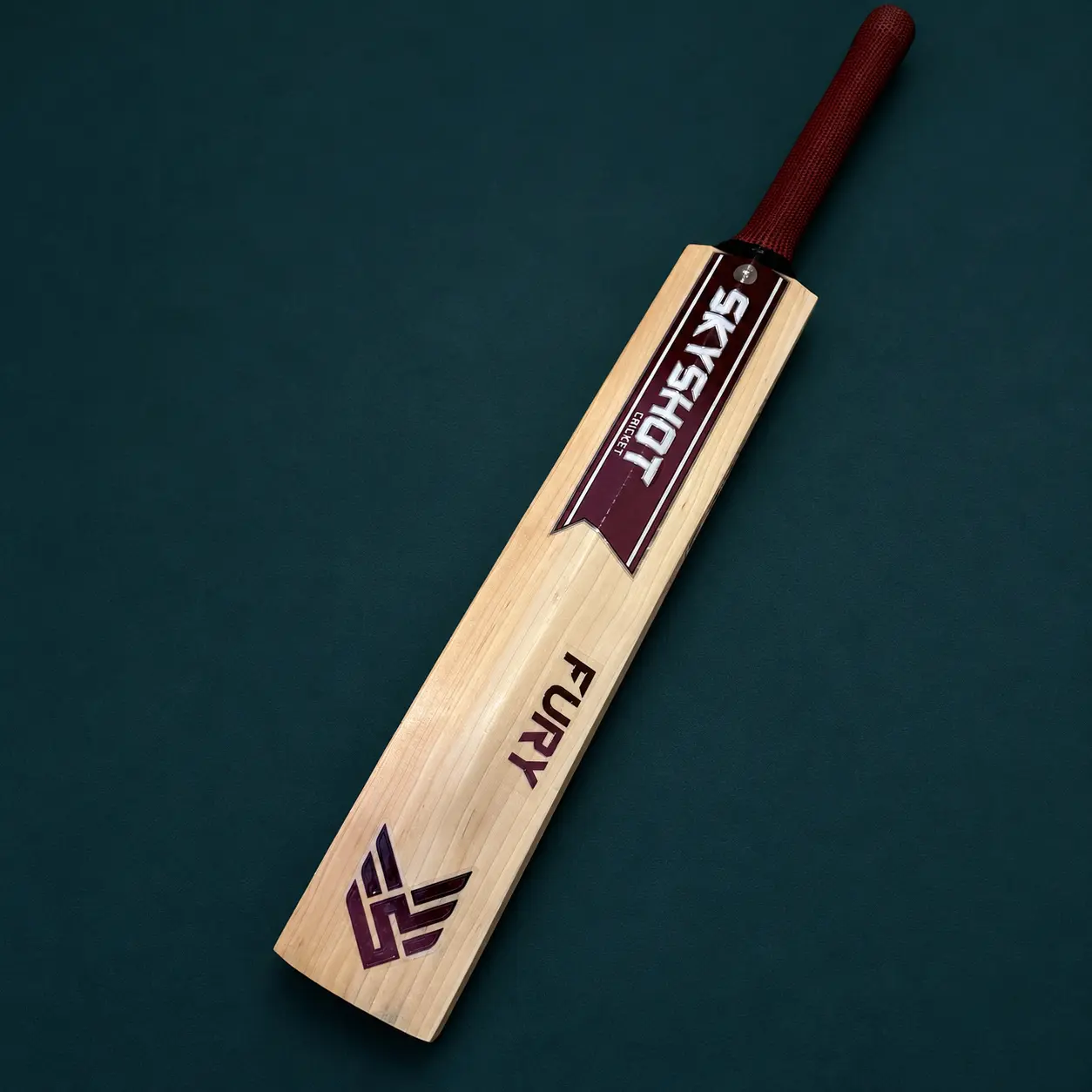 Skyshot Fury Cricket Bat | Grade 2 English Willow | Thick Profile & Supreme Balance