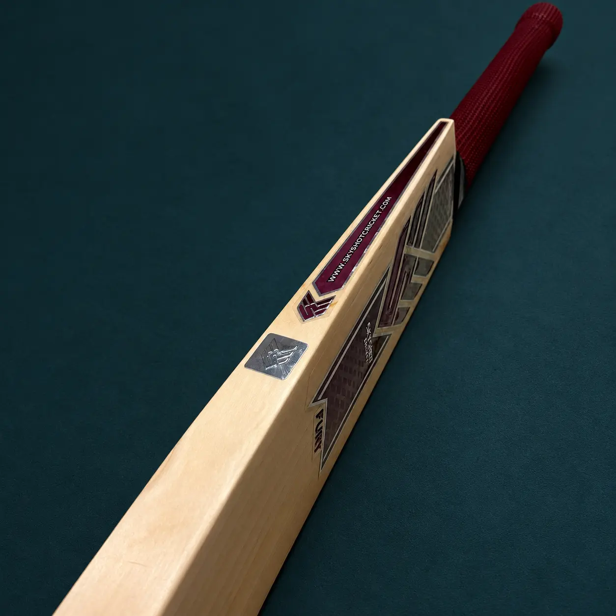 Skyshot Fury Cricket Bat | Grade 2 English Willow | Thick Profile & Supreme Balance