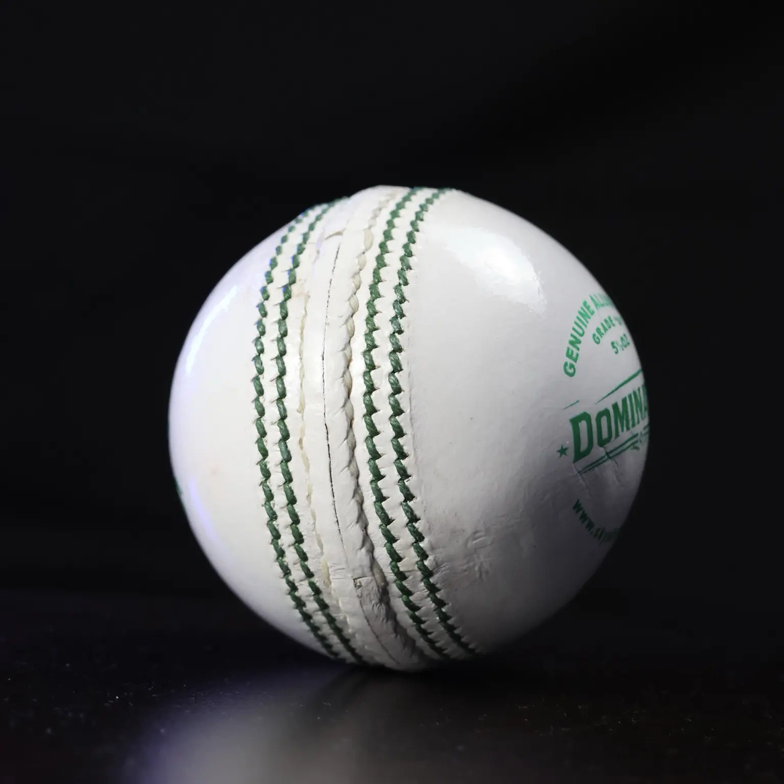 Dominator Cricket Ball by Skyshot Cricket – Premium Alum Tanned Leather (60+ Overs)