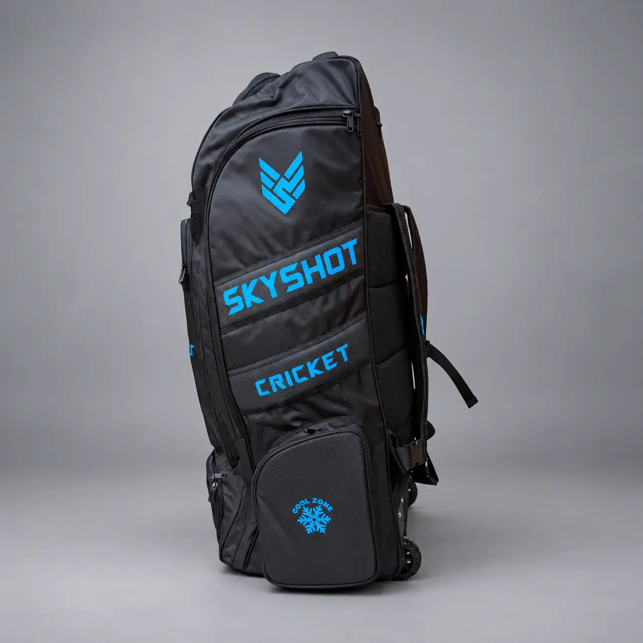 DOMINATOR CRICKET DUFFLE WHEELIE KITBAG- (Best Hybrid Bag) (Black-Gold)