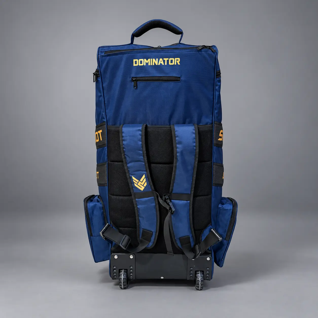 DOMINATOR CRICKET DUFFLE WHEELIE KITBAG- (Best Hybrid Bag) (Blue)