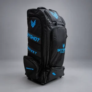 DOMINATOR CRICKET DUFFLE WHEELIE KITBAG- (Best Hybrid Bag) (Black-Gold)