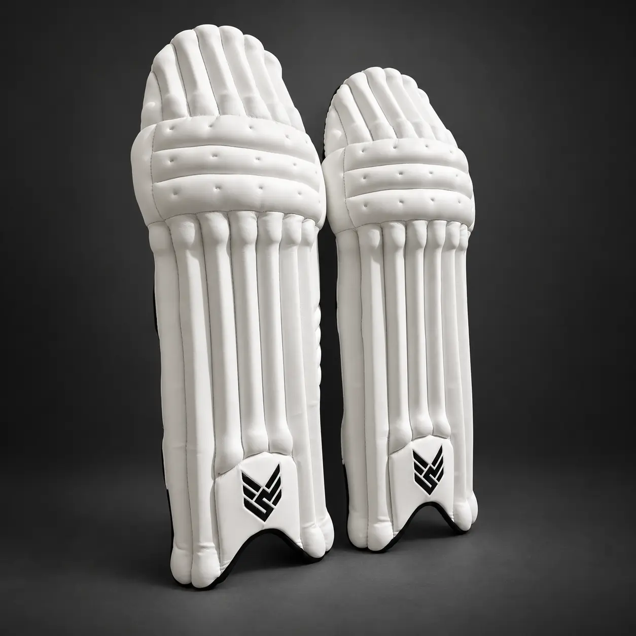 Skyshot Stealth Cricket Pads | Players Grade Batting Leg guards (Blue)