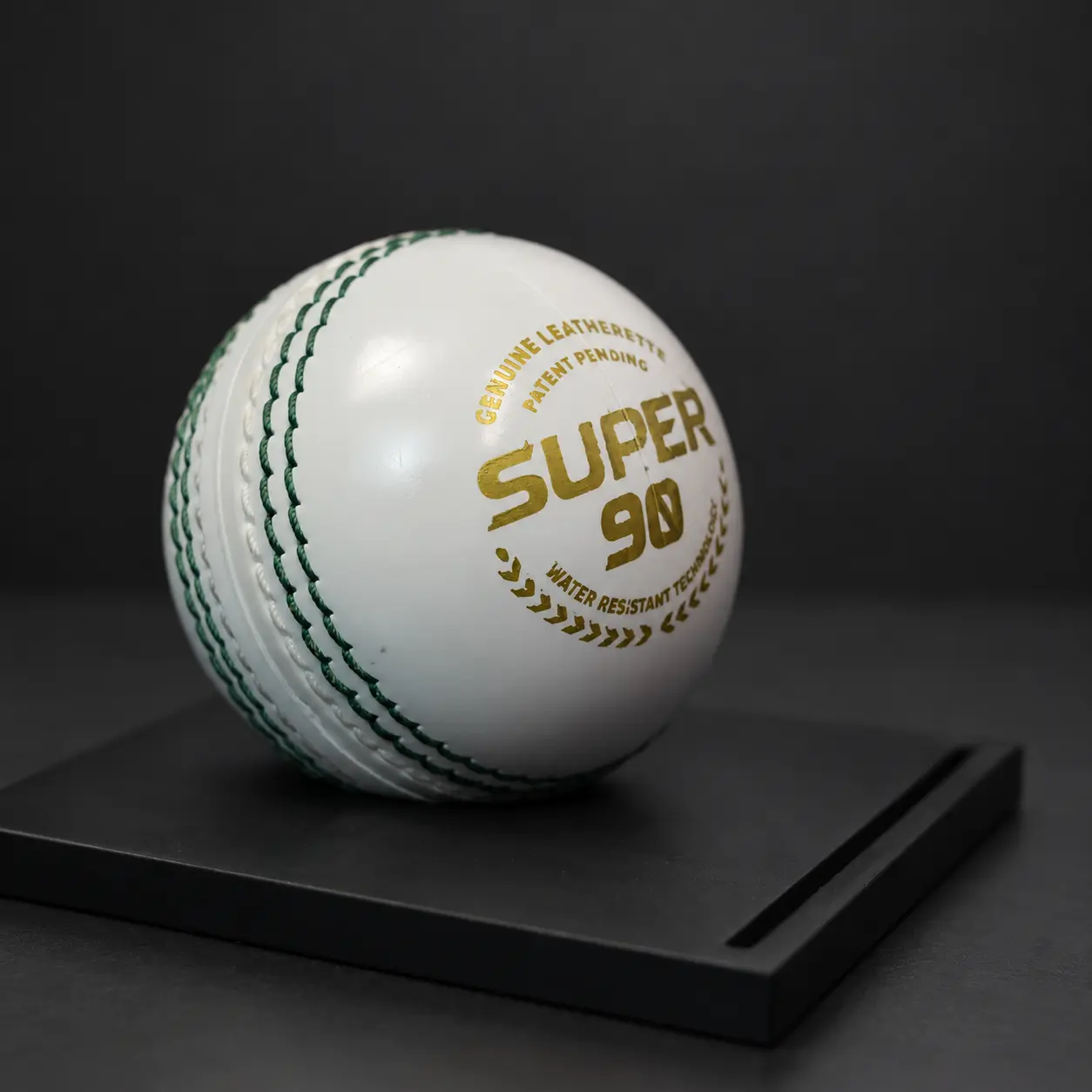 Skyshot Super 90 Cricket Ball | Premium Machine-Stitched Leatherette