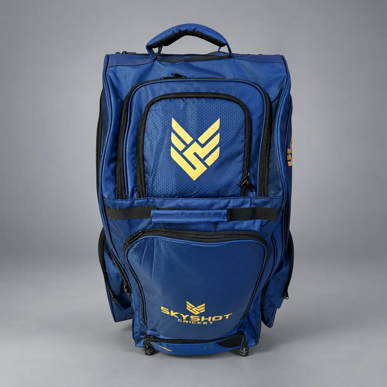 DOMINATOR CRICKET DUFFLE WHEELIE KITBAG- (Best Hybrid Bag) (Blue)