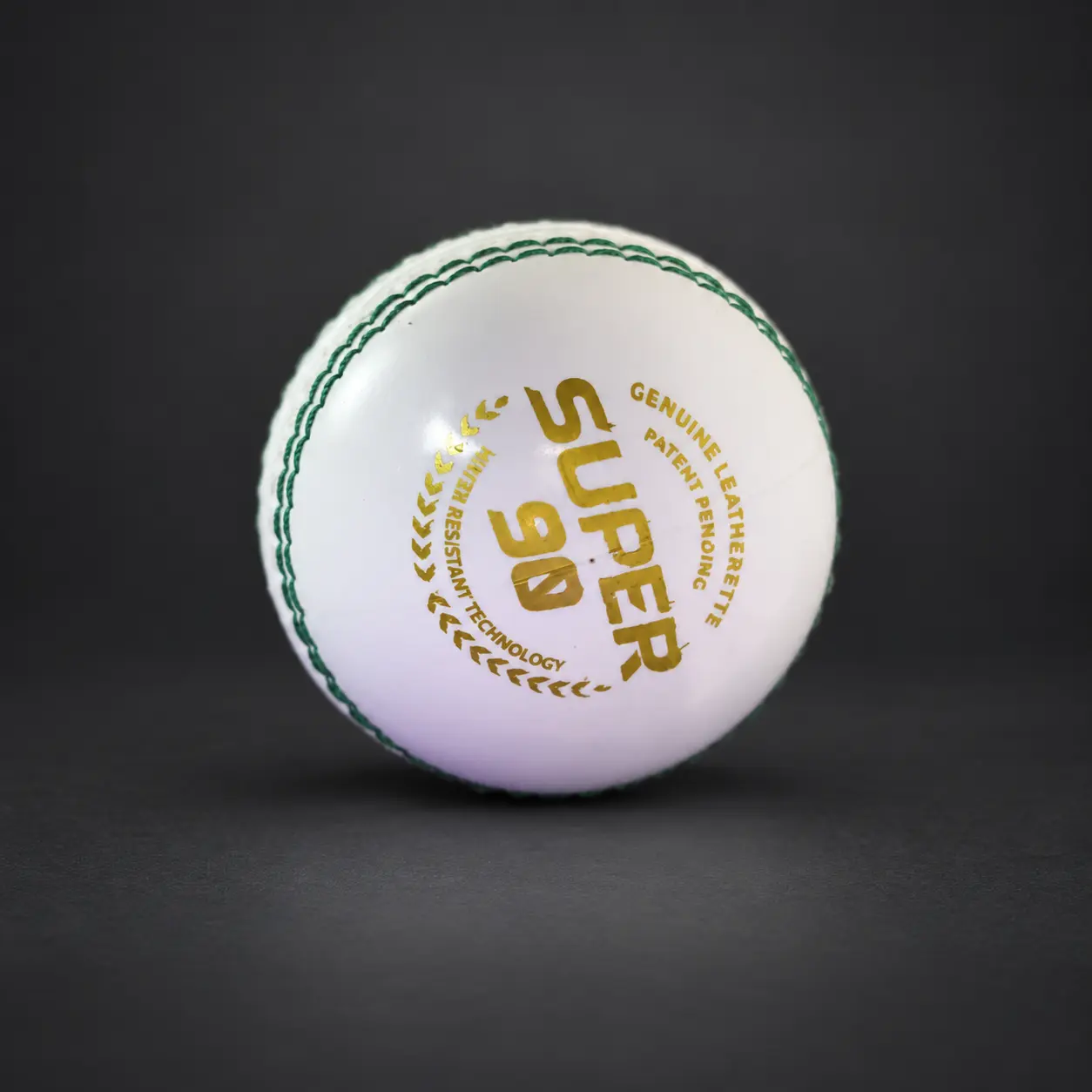 Skyshot Super 90 Cricket Ball | Premium Machine-Stitched Leatherette